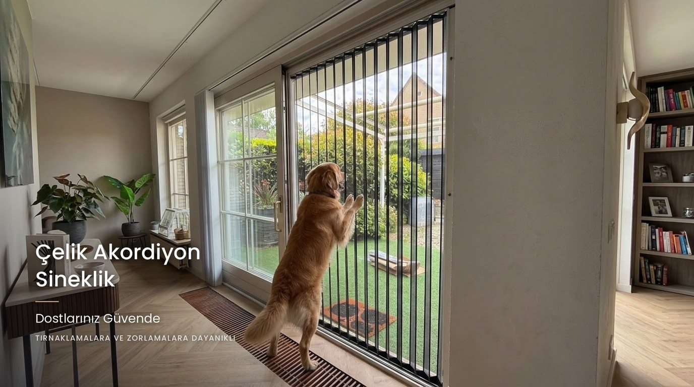 Çelik Akordiyon Sineklik